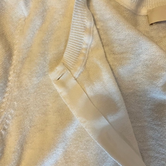 LOFT cream color cardigan. - Picture 4 of 5